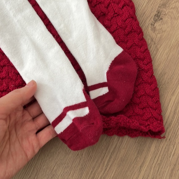 Tahari Baby sweater dress + tights set 6-9 months - Picture 3 of 5